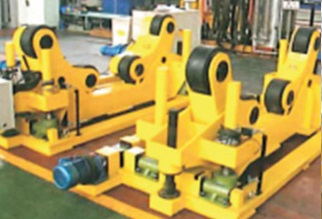 垂直升降式装配滚轮架